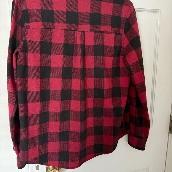 beachlunchlounge Red and Black Checkered Shirt - Picture 3 of 5